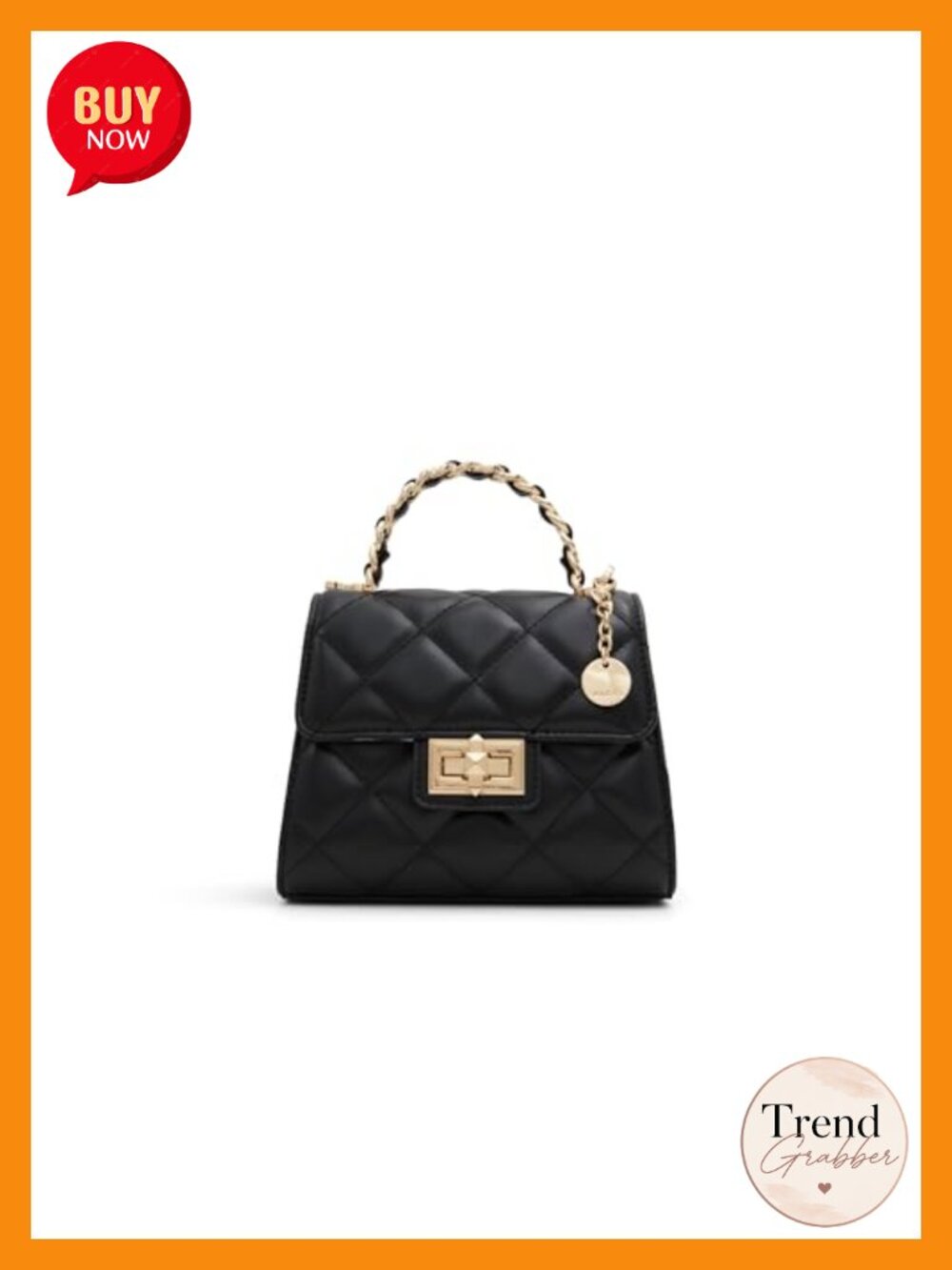 Top Handle Handbag with Removable Strap - Synthetic Bowler Bag